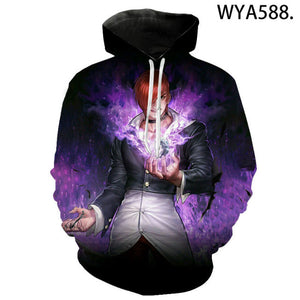 The King Of Fighters - Unisex Oversized Soft Anime Print Hoodie Sweatshirt Pullover