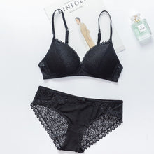 Japanese Triangle Cup Thin Lace lingerie Set Bra Set