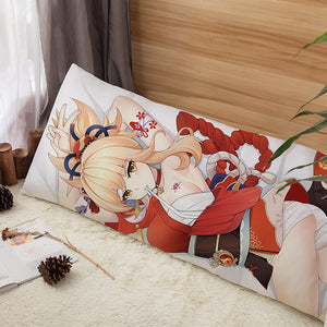 Genshin Impact - Naganohara Yoimiya - Double-Sided Anime Dakimakura Pillow Case