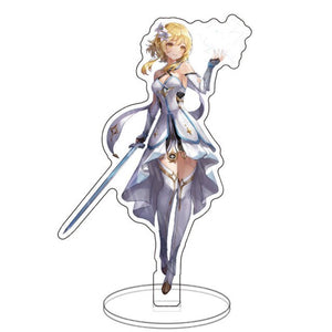 Genshin Impact key chains cosplay Game Multiple Character Collection Anime trinket keychain Acrylic Stand figurines Decorations