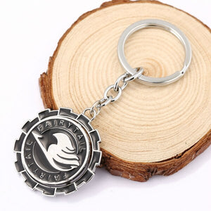 Fairy Tail Keychains can Rotate Keys Chain