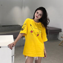 Harajuku Kawaii Pikachu Yellow Cute Tshirt