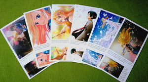180 pcs/Set Anime Your Lie in April Postcard - Kawainess