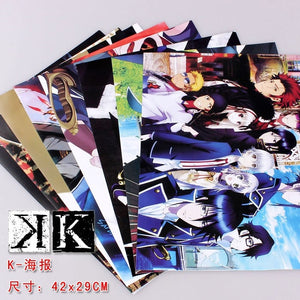 8 pcs/set Hitman Reborn TouHou Project Fate stay night Yuujinchou K EXO Posters - Kawainess