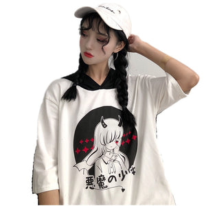 Harajuku Japanese Dark Girl T Shirt