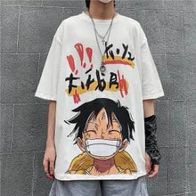 Harajuku Luffy Tshirt Streetwear