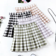 Harajuku  Short Plaid Pleated Skirt Japanese Vintage Girls School Uniform Plus Size Skirts