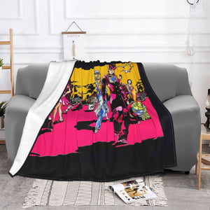 Jojo's Bizarre Adventure - Printed Anime Ultra-Soft Sherpa Blanket Bedding