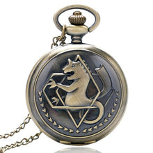 Full Metal Alchemist Silver Watch Pendant Necklace