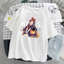 Hip Hop Loose Anime Alphabet Girl T-shirt Anime Clothing