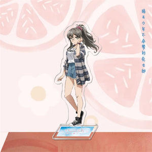 Rascal Does Not Dream Of Bunny Girl Anime Figure Acrylic Stand Model