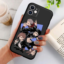 Hot Jujutsu Kaisen silicone Phone Case For iPhone 11 12 Pro Max 8 7 6 6S Plus XR X XS Max 5S SE Cover V1