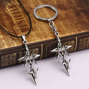 FATE Stay Night Saber Leather Metal Necklace