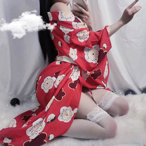 Janpense Cosplay Kimono Sexy Lingerie