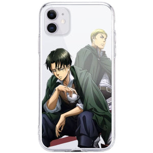 Attack on Titan Phone Case For iPhone 11 12 Pro MAX 7 8 Plus SE 2020 Silicone TPU Cover For iPhone XR XS X 10 V1