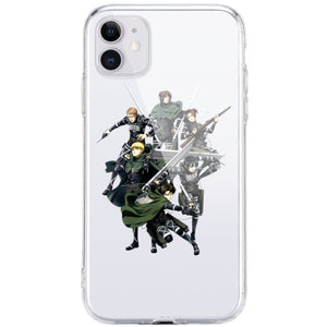 Attack on Titan Phone Case For iPhone 11 12 Pro MAX 7 8 Plus SE 2020 Silicone TPU Cover For iPhone XR XS X 10 V1