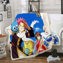 Fairy Tail - Printed Anime Ultra-Soft Sherpa Blanket Bedding