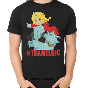Japan Anime Fullmetal Alchemist Printing T Shirt