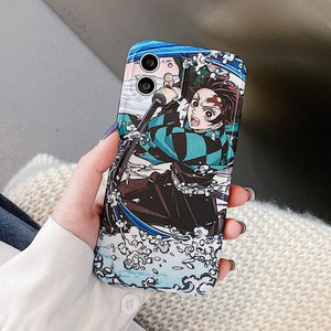 Japan Demon Slayer Phone Case for IPhone 12 11 Pro Max 7 8 Plus X XR XS Max SE