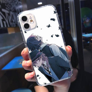 bungou stray dogs Phone Case Transparent soft For iphone 5 5s 5c se 6 6s 7 8 11 12 plus mini x xs xr pro max V1