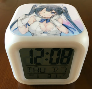 Danmachi Hestia's Glowing Digital Alarm Clock