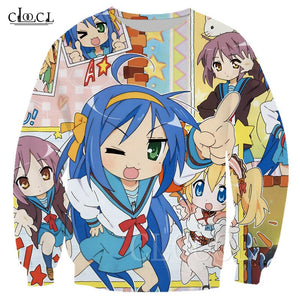 Lucky Star -Japanese Soft Anime Hoodie Sweatshirt