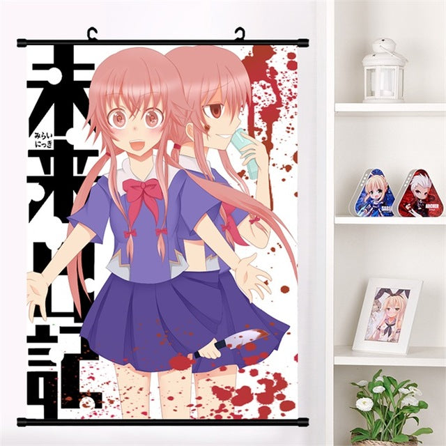  Mirai Nikki Anime Fabric Wall Scroll Poster (16 X 21