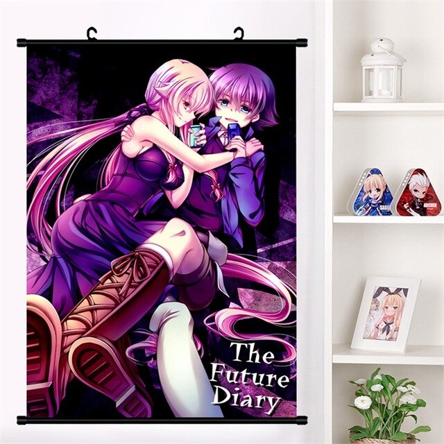 Mirai Nikki Anime Fabric Wall Scroll Poster (16 X 21) Inches