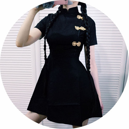 Japanese Harajuku Vintage Gothic Lolita Dresses
