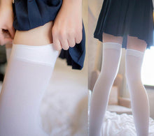 Japanese Lolita Velvet Stockings Maid Thigh Socks