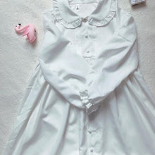 Japanese Sweet Girl Lolita Dress White  Kawaii Peter Pan Collar