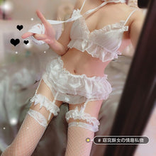 Japanese Lingerie Sexy Lolita Cute Lace Maid Uniform Kawaii Anime Bikini Set