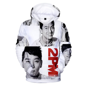 KPOP 2PM - Unisex Oversized Soft Anime Print Hoodie Sweatshirt Pullover