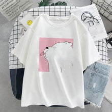 Kawaii Little bear Printed Women T-Shirt  Harajuku Anime Clothing