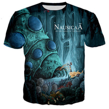 Nausicaa of the Valley of the Wind - Unisex Soft Casual Anime Short Sleeve Print T Shirts