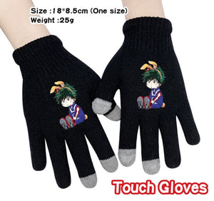 My Hero Academia anime touch gloves