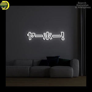 Neon Sign for Japanese Word LOVE Neon Light Anime Lamps