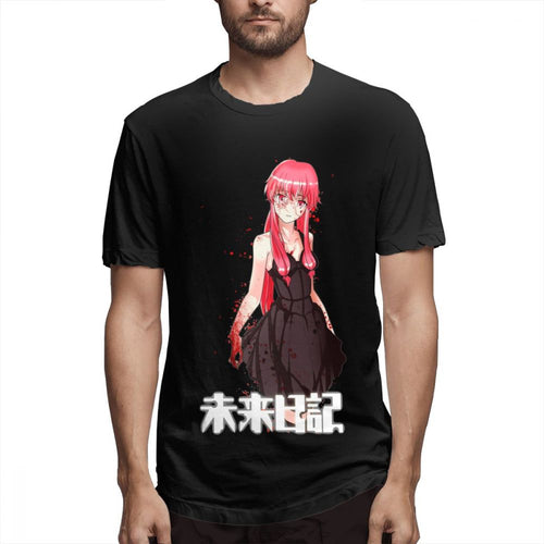 Popular Anime Future Diary Mirai Nikki Gasai Yuno T Shirt