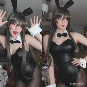 Anime Black Bunny Girl Cosplay - Sakurajima Mai