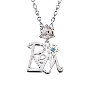 Re0 Rem Anime Necklace 925 Sterling Silver Pendant