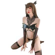 Role Play Devil Sexy Anime Panties Kawaii Lingerie Black Pu