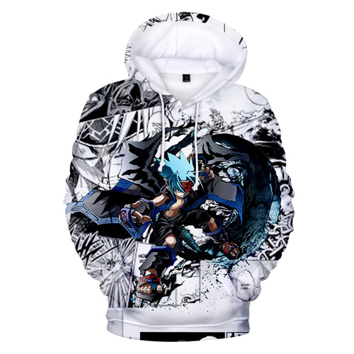 SHAMAN KING - Unisex Oversized Soft Anime Print Hoodie Sweatshirt Pullover