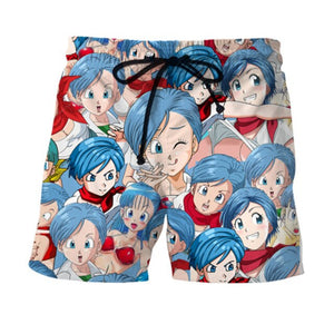 Dragon Ball Cute Blue Bulma Anime Hoodies, T-shirt & Pants