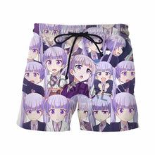 New Game Kawaii Purple Girls Anime Hoodies , T-shirts & Pants