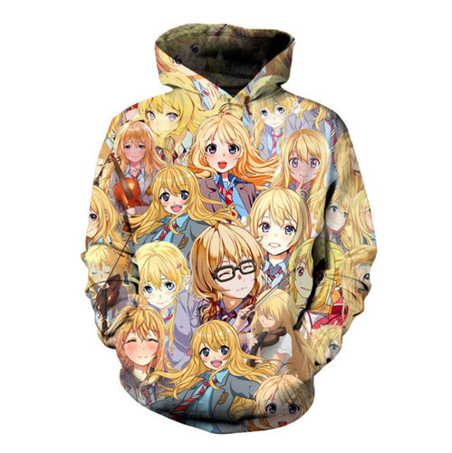 You Lie In April  Anime Hoodies, T-shirts & Pants