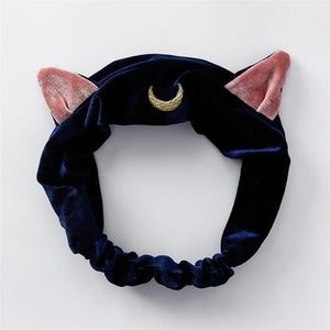 Sailor Moon Luna Cat Ears Hair Band Hair Accessory Headband