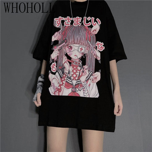 Summer Gothic clothing Women T-shirt