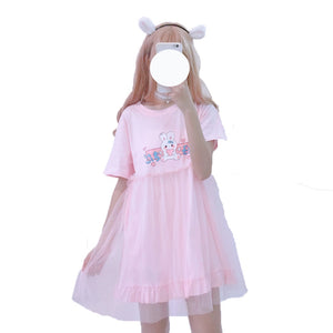 Lolita Dresses 2019 Japanese Kawaii Rabbit Cute T-shirt
