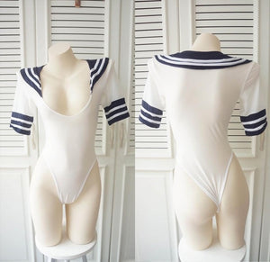 Sweet Japanese Sailor Thong Underwear