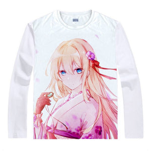 Violet Evergarden T-Shirts Multi-style Long Sleeve Shirts